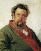 Ilya Repin, Canadian composer portrait Mussorgsky